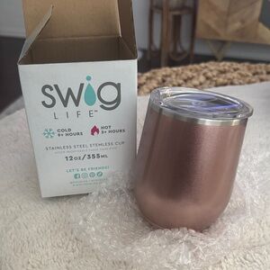 Rose Gold Stainless Steel Stemless Cup